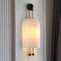 Laterne Leuchte einfache retro wand lampe glas weiß Nordic designer modell zimmer persönlichkeit nacht hotel dekorative wand licht