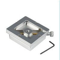90*90MM BGA Reballing Kit IC Chip Reballing Station Rework Machine Accessory Silver Platform Template Holder Fixture Jig Kit Set
