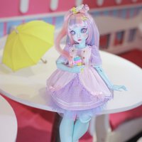 Almond BJD Doll 1/4 Shuga Fairy Resin 38.5cm Artist Hand Made Face Up Mint Skin Color Fullset Dolls