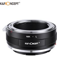 K&F CONCEPT Nik-L Kamera-Objektivadapterring für Nikon F AI Objektiv auf Sigma Leica Panasonic L-Mount Kameragehäuse