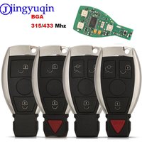 jingyuqin Smart Remote Car Key For Mercedes Benz Year 2000+ Supports Original NEC and BGA 315MHz Or 433.92MHz 3 Buttons