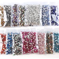 Hurtownia luzem dżetów do ubrań DIY płaski tył diamentowy gwóźdź Rhinestone dekoracje kryształy AB brokat Face Art Stone