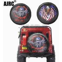 Ajrc Leather Spare Tires Cover For 1/10 Rc Crawler Traxxas Trx-4 Bronco Rc4wd D90 D110 Axial Scx10 90046 Trx6 Yikong D90