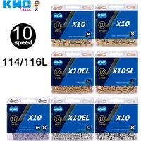 KMC X10 10 Geschwindigkeit Kette 116 Links Straße/Mountainbike Kette X10EPT X10EL X10SL Bike Kette Original Boxed