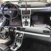For Volkswagen Passat B6 2006-2011 Interior Central Control Panel Door Handle Carbon Fiber Sticker Decals Car styling Accessorie