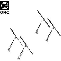 1 Pair Silver Metal Windshield Wiper For 1/10 1/8 Rc Tracked Vehicle Trx4 G500 Trx6 G63 K5 Scx10 Jkmax Vs-4 Km4 Rgt Yikong Wiper
