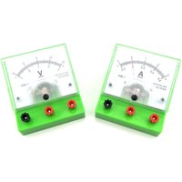 DIY STEM Ammeter Voltmeter/ Volt Meter Physical Electrical Circuit Experiment Equipment For High School Students