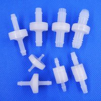 Ozone Check Valve PVDF One Way Non-Return Valve Irreversible Anti-Return High Temperature Acid and Alkali Corrosion Resistance