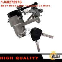 1J6827297G Boot Door Lock Tailgate 2x Keys For VW GOLF MK4 Lupo Polo Seat Arosa 1997-2006