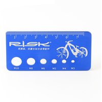 AliExpress NONE RISK MTB Road Bike Bicycle Screw Bolt Nut Thread Measuring Ruler Gauge Size Checker Tool Car for Metric Bolts Screws