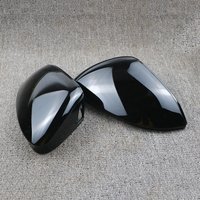 Schwarz Für VW Golf 8 MK 8 2020 Spiegel Abdeckung Rückansicht Seite Spiegel Kappe Gehäuse Unterstützung Spur Ändern Seite Unterstützen toten Winkel Unterstützen