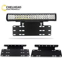 Auto Nummer Kennzeichen Montage Halterung Halter Universal Vorne Hinten Stoßstange Auto Led Bar Arbeit Licht Platte Rahmen