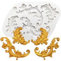 Decorative Pattern Silicone Cake Baking Mold Sugarcraft Chocolate Cupcake Resin Tools Fondant Decorating Tools
