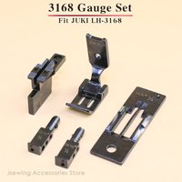 Gauge Set Für JUKI LH-3168 Twin Nadel Industrielle Nähmaschine Zubehör Bekleidung Teile Doppel Nadel Befestigung Kit