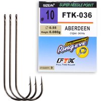 FTK 1-2 Pack Long Sharp Fishing Hooks High Carbon Steel Baithook Black Chrome Ringed Marine Cut Forged Sharp For Carp Fishing