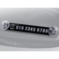 Car Sticker Car Temporary Parking Card Magnetic Phone Number Card Plate Sucker For Golf Skoda Ford Focus Audi Car Accessories