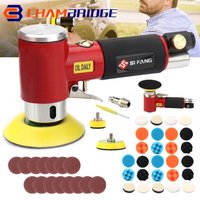 2" 3" Mini Air Sander Pneumatic Orbital Polisher Hand Sanding Tool Mini Pneumatic for Auto Body Work, air sander For Polishing
