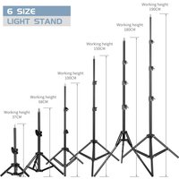 37/68/100/150/200CM Selfie Light Tripod 1/4 Screw Head Photography Portable Stand Trepied Smartphone For Mini Photo Studio