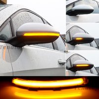 Dla VW Golf 7 MK7 7.5 GTI R Sportsvan Touran L II LED Dynamiczny Kierunkowskaz Boczny Wskaźnik Sygnału Wyprzedzenia w Lusterku