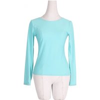 LIUHUO Women's Girls' Adult Kid Ice Skating Competition Figure Leotard Tops Jacket Child Training Clothing Dance Blue