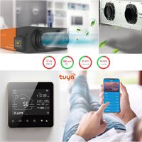 TUYA Smart Control Fresh Air System Fan Coil Unit Dehumidifier Ventilation Controller for Home Office with CO2 PM2.5 VOC RS485