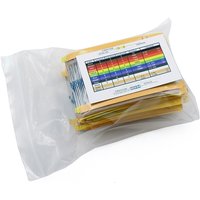 2600pcs 130values 1/6W=1/8W 0.125W 1% Metal Film Resistors Assorted Pack Kit Set Lot Resistors Assortment Kits Fixed capacitors