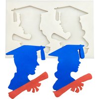 Dissertation Graduation Silicone Sugarcraft Mold Cookie Cupcake Chocolate Baking Mold Fondant Cake Decorating Tools