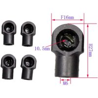 4 stücke Kunststoff Gas Streben Frühling Lift Unterstützt Dämpfer Ersatz Schocks Stecker Halterung für Chevrolet für Toyota für Kia M6
