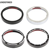 Black Motorcycle Speedometer Trim Bezel Burst Billet CNC Cover For Harley Sportster 883 1200 XL Road Glide Softail Low Rider FXS