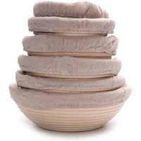 Gärkorb für Brot, Teiggärschalen und -einlagen, perfekte Zubehörteile für das Sauerteigbrotbacken zu Hause