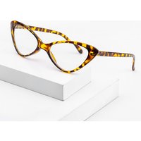 Fashion Cat Eyes Reading Glasses Ultralight Small Frame Clear Lens Presbyopic Eyeglasses For Women Men With +1.0 to +4.0