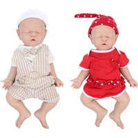 IVITA WG1528 16.92inch 2500g 100% Full Body Silicone Reborn Baby Dolls Realistic Reborn Soft Doll with Clothes for Children Toys