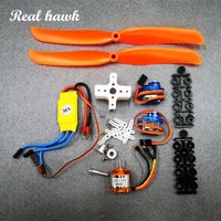 A2212 1400KV moteur sans balais 30A ESC support de moteur Outrunner 9050 hélice SG90 9G Micro Servo pour hélicoptère avion à voilure fixe RC