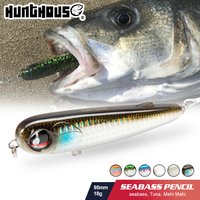 Hunthouse Floating Pencil Lure Fishing Wobbler WTD 95mm/18g Saltwater Topwater Surface Pesca Stick Bass Plastic Walker Tackle