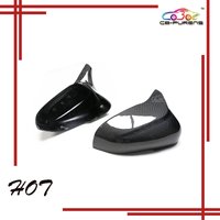 For Jaguar XE XEL XF XFL XK XJL I-PACE 2019-2021 Add On/ Replacement Style Accessories Real Carbon Fiber Side View Mirror Cover