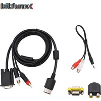 High Definition DC to VGA Cable With 3.5mm RCA Audio Video Adapter for SEGA Dreamcast Game Console