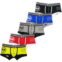 5PCS Lot Men Underwear Boxers Cotton Soft Low Waist Underpants Breathable Printed Cueca Boxer Para Hombre Sexy Men Shorts Trunks