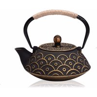 New 7 Chioces Cast Iron Teapot Set Japanese Tea Pot Tetsubin Kettle Enamel 900ml Kung Fu Infusers Metal Net Filter Cooking Tools