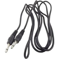 1pc 3.5mm 1/8" Male Mini Plug To Male TS Monaural Mono Audio Extension Adapter Cable Nickel 5ft 3ft