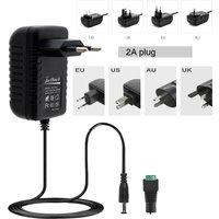 12V 2A 24W Power Converter Adapter Supply EU US UK AU Plug AC 100-240V to DC12V Lighting transformerCharger For LED Strip Light
