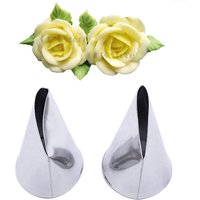 Large Rose Petal Tips Icing Nozzle Decorating Tip Sugarcraft Cake Decorating Tools Baking Tools