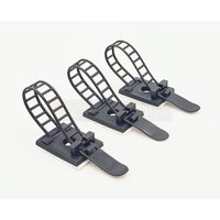 cable tie Mounts 100pcs black white color Cable Clips 18*25 wire clamp Tie Cable Mount Adjustable Cable Tie Fix Holder adhesive