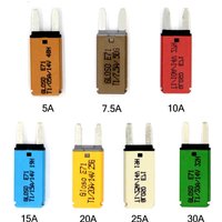 IZTOSS 10PCS 5-30A 14V Small Blade Fuse Automatic Reset Fuse Circuit Breaker Current Overload Protector for Car Truck Boat RV