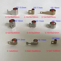 Constant force stainless steel clockwork spring small size retractable return scroll spring toy constant force spring