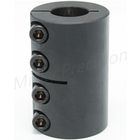 Couplings Motors Carbon Steel Slit Type one-piece High Torque Coupling Clamping Straight Cylinder Diameter 6-50mm