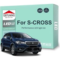 10 szt. Zestaw żarówek oświetlenie wnętrza LED do Suzuki SX4 S-CROSS 2013-2019 2020 2021 2022 2023 Canbus samochodowa lampa domowa do czytania