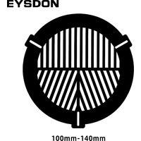 EYSDON Bahtinov Mask Focusing Mask Fish Bone Plate for Telescopes (for Outer Diameter from 100mm-140mm)