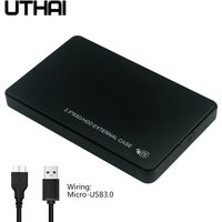 UTHAI U25 2.5 Inch SATA3 USB3.0 HDD Enclosure Tool-Free Mobile Shell External Hard Drive Card Enclosure for Portable Storage