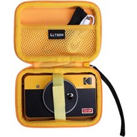 LTGEM Waterproof EVA Hard Case for Kodak Mini Shot 2 Retro Portable Wireless Instant Camera Photo Printer Yellow