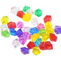 100PCS Plastic Crystal 14*11mm Acrylic Crystal Diamond Pawn Irregular Stone Party & Holiday DIY Decorations